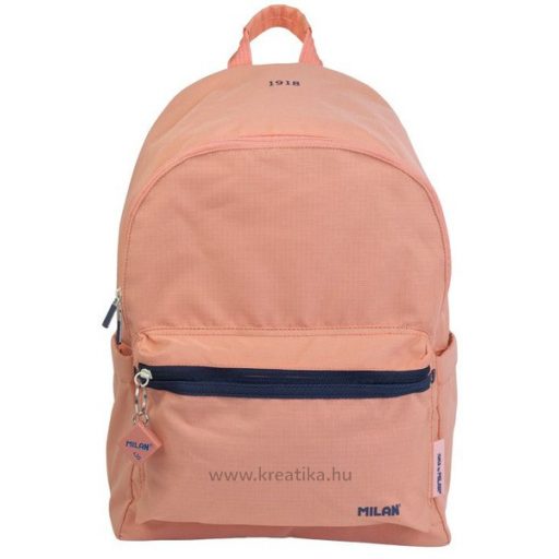 Iskolai hátizsák 22 L kulacstartóval Milan "1918 Series" rózsaszín