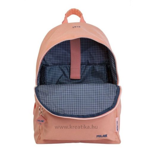 Iskolai hátizsák 22 L kulacstartóval Milan "1918 Series" rózsaszín