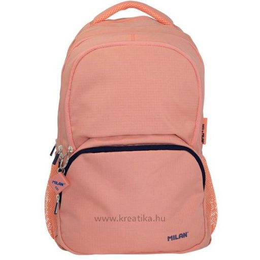 Iskolai hátizsák 25 L kulacstartóval Milan "1918 Series" rózsaszín