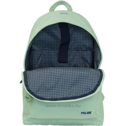 Iskolai hátizsák 22 L kulacstartóval Milan "1918 Series" zöld