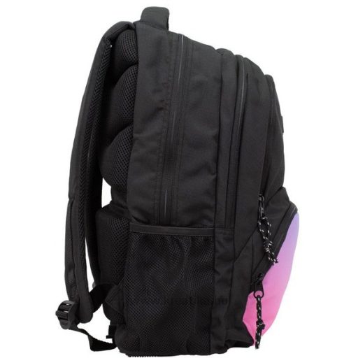 Iskolai hátizsák 25 L kulacstartóval Milan "Sunset" fekete