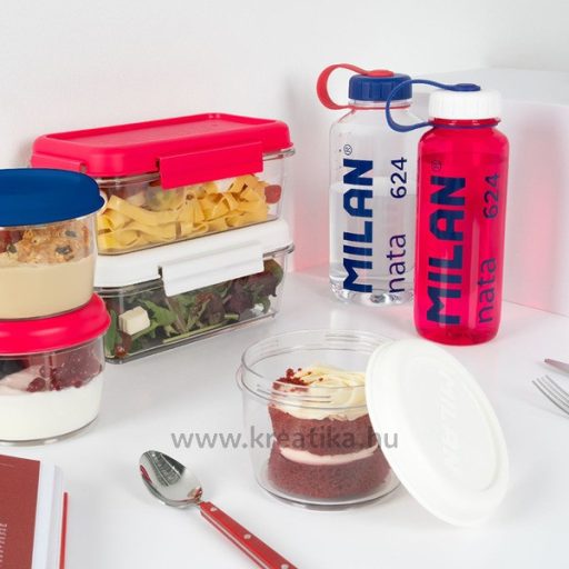 Kulacs 650 ml műanyag Milan "Nata 624" rózsaszín