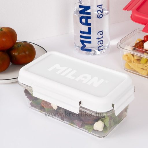 Uzsonnás doboz 1,2 l Milan "Nata 624" fehér