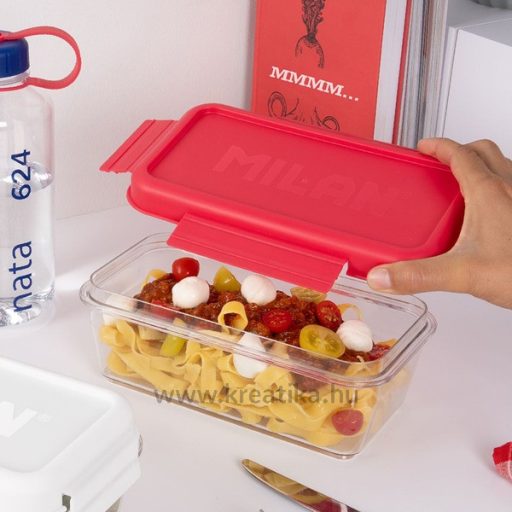 Uzsonnás doboz 1,2 l Milan "Nata 624" rózsaszín