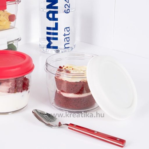 Uzsonnás doboz 0,5 l Milan "Nata 624" fehér