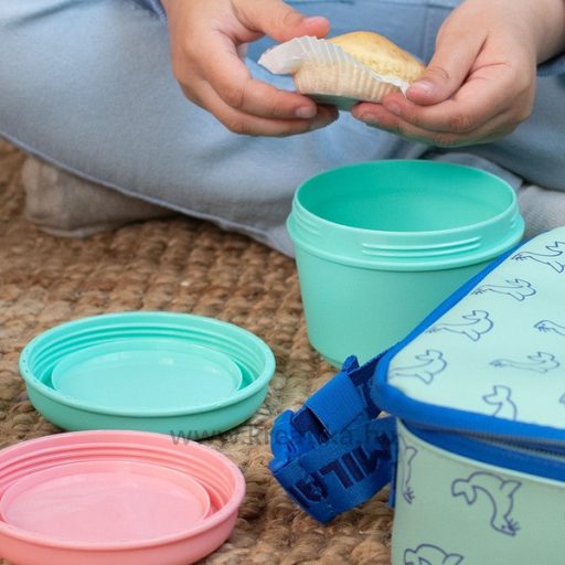 Uzsonnás doboz 0,25 l Milan "460 Collection" zöld