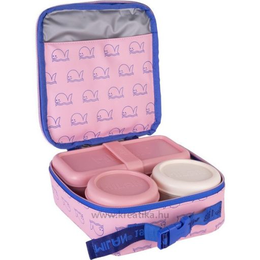 Uzsonnás táska szett 3,9 l, 3 dobozzal Milan "1460 Collection" rózsaszín