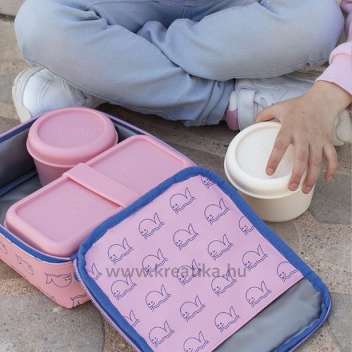 Uzsonnás táska szett 3,9 l, 3 dobozzal Milan "1460 Collection" rózsaszín