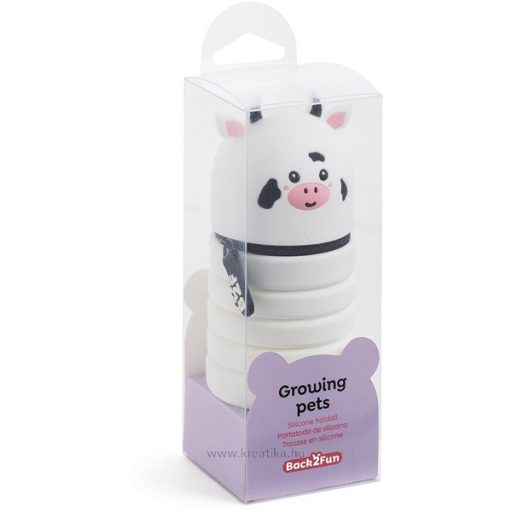 Tolltartó, szilikon MQ "Growing Pets" Cow