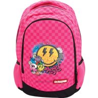   Iskolai hátizsák 20 L ergonomikus, kulacstartóval Octopus "Smile