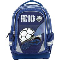   Iskolai hátizsák 21 L ergonomikus, kulacstartóval Octopus "Football" kék