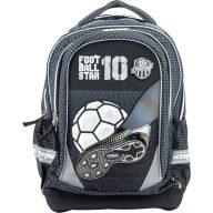   Iskolai hátizsák 21 L ergonomikus, kulacstartóval Octopus "Football" fekete