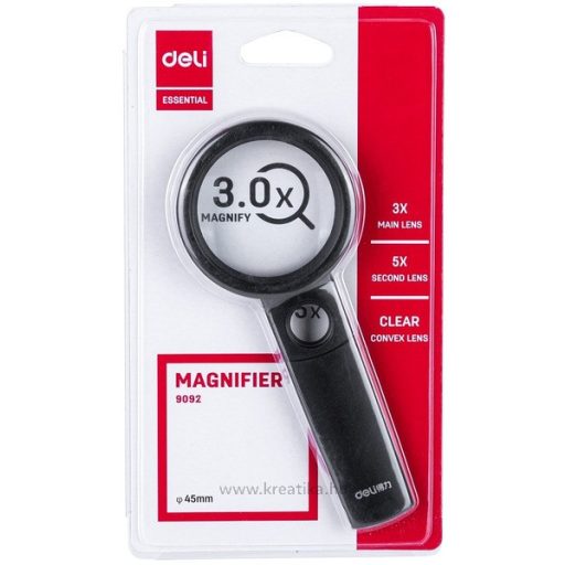 Nagyító 50 mm 2 lencsés Deli
