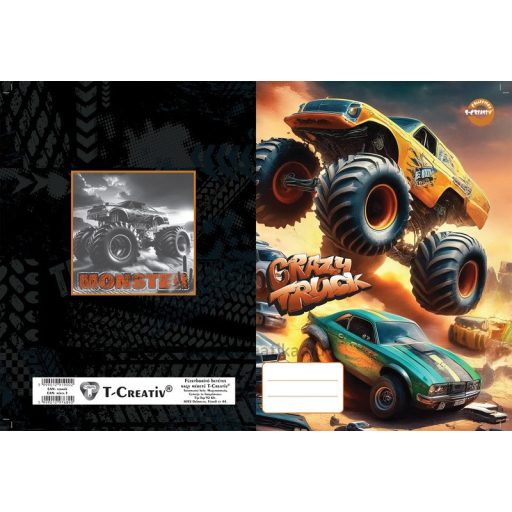 Füzetboritó A/4 betétes  T-Creativ vegyes minta