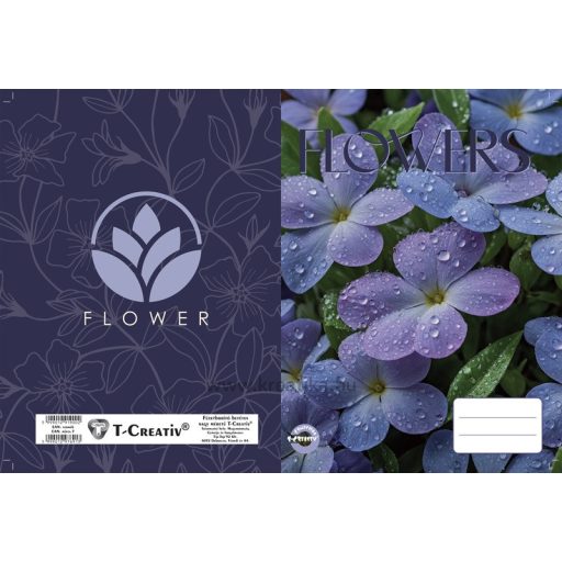 Füzetboritó A/4 betétes  T-Creativ vegyes minta