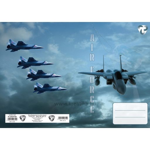 Füzetborító A/5 betétes 4x5 db/csomag T-Creativ "Army