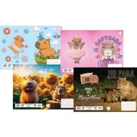   Füzetborító A/5 betétes 4x5 db/csomag T-Creativ "Capybara