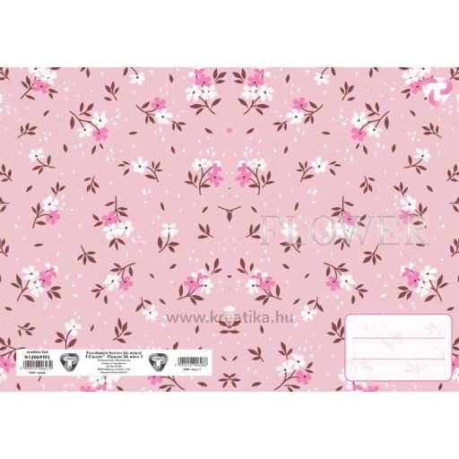 Füzetborító A/5 betétes 4x5 db/csomag T-Creativ "Flowers