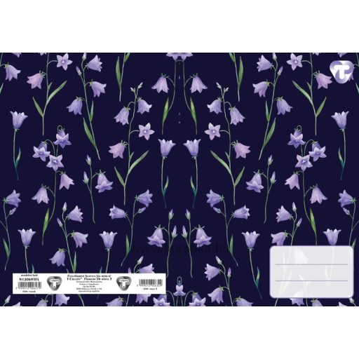 Füzetborító A/5 betétes 4x5 db/csomag T-Creativ "Flowers