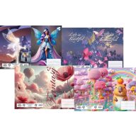   Füzetborító A/5 betétes 4x5 db/csomag T-Creativ "Girls