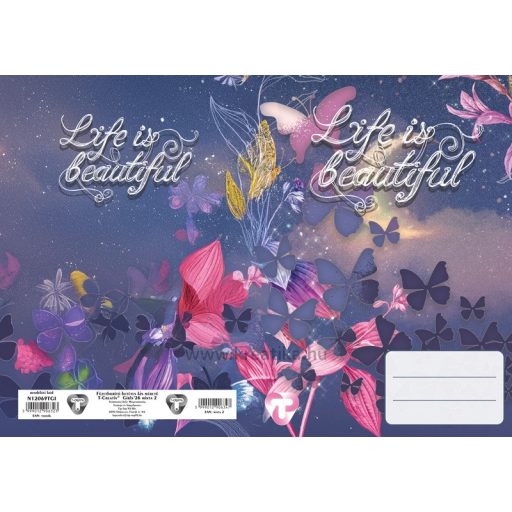 Füzetborító A/5 betétes 4x5 db/csomag T-Creativ "Girls