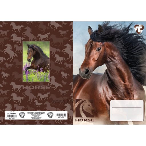 Füzetborító A/5 betétes 4x5 db/csomag T-Creativ "Horses