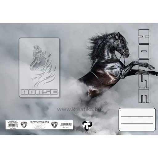 Füzetborító A/5 betétes 4x5 db/csomag T-Creativ "Horses