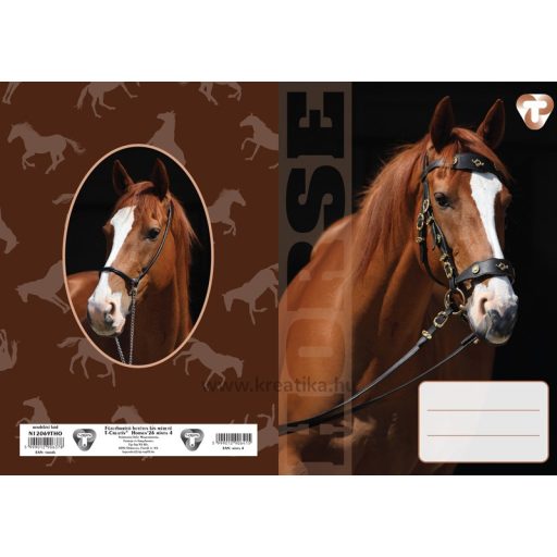 Füzetborító A/5 betétes 4x5 db/csomag T-Creativ "Horses