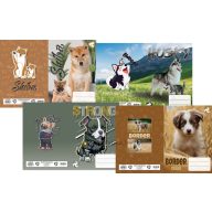   Füzetborító A/5 betétes 4x5 db/csomag T-Creativ "Puppies