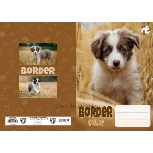Füzetborító A/5 betétes 4x5 db/csomag T-Creativ "Puppies