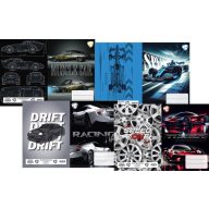   Füzetborító A/5 betétes 4x5 db/csomag T-Creativ "Sportcars