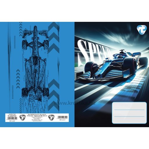 Füzetborító A/5 betétes 4x5 db/csomag T-Creativ "Sportcars