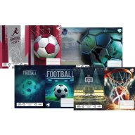   Füzetborító A/5 betétes 4x5 db/csomag T-Creativ "Sports