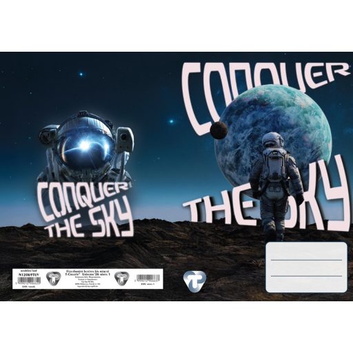 Füzetborító A/5 betétes 4x5 db/csomag T-Creativ "Universe