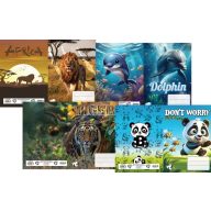   Füzetborító A/5 betétes 4x5 db/csomag T-Creativ "Wild Animals