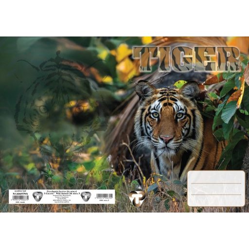 Füzetborító A/5 betétes 4x5 db/csomag T-Creativ "Wild Animals