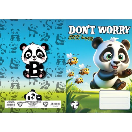 Füzetborító A/5 betétes 4x5 db/csomag T-Creativ "Wild Animals