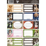 Füzetcímke 25 ív/csomag T-Creativ "Dogs