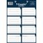 Füzetcímke, keretes és akasztós 2 ív/csomag T-Creativ "Dark Blue