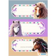 Füzetcímke 3 ív/csomag Herma "Horse World