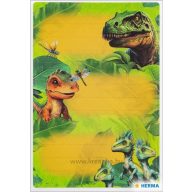 Füzetcímke 3 ív/csomag Herma "Dino World