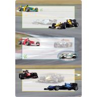 Füzetcímke 2 ív/csomag Herma "Racing cars