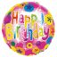 Léggömb, születésnapi 46 cm Daco "Happy birthday