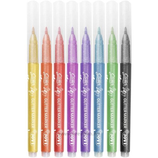 Filctoll készlet Jovi "Glitter" 8 szín