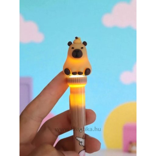 Zseléstoll 0,5mm világítós Capybara